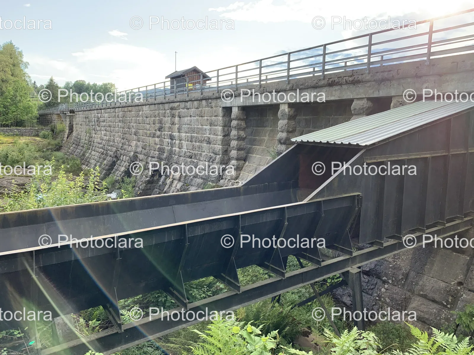 Metal Structured Bridge Outdoors