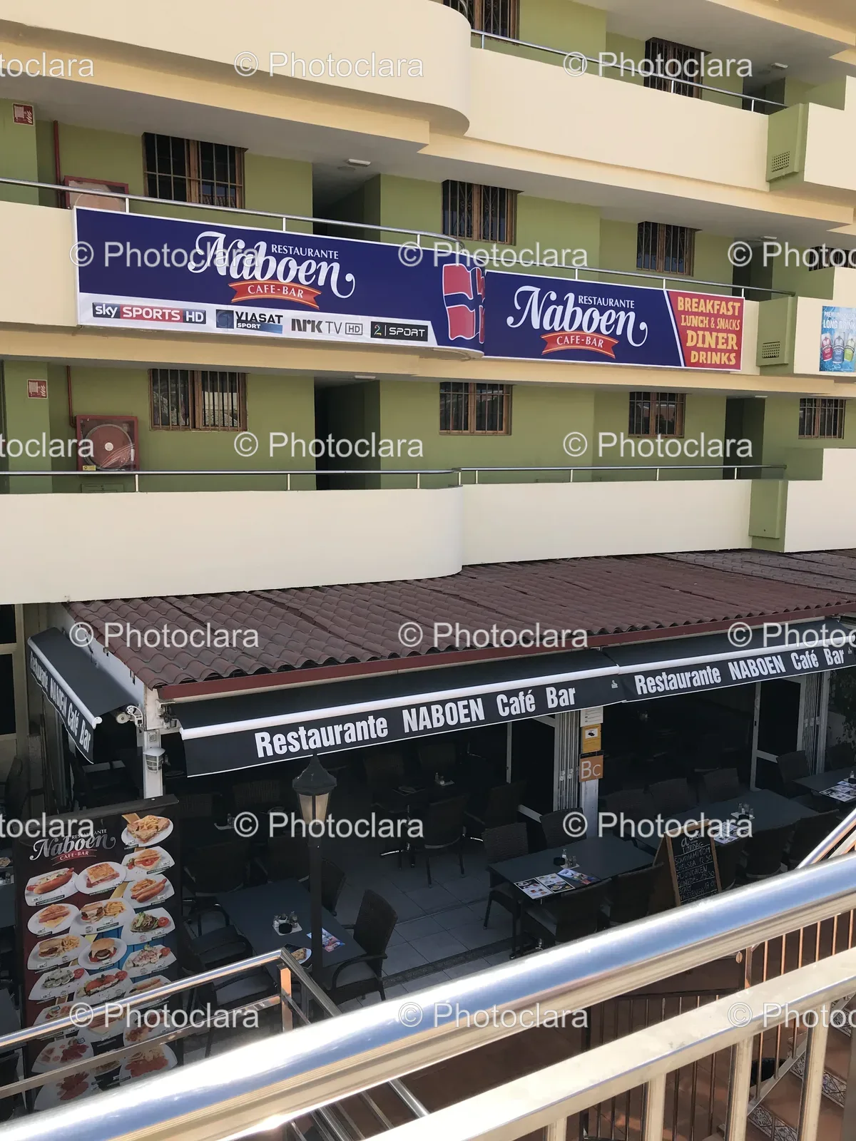 Commercial Building with Signage