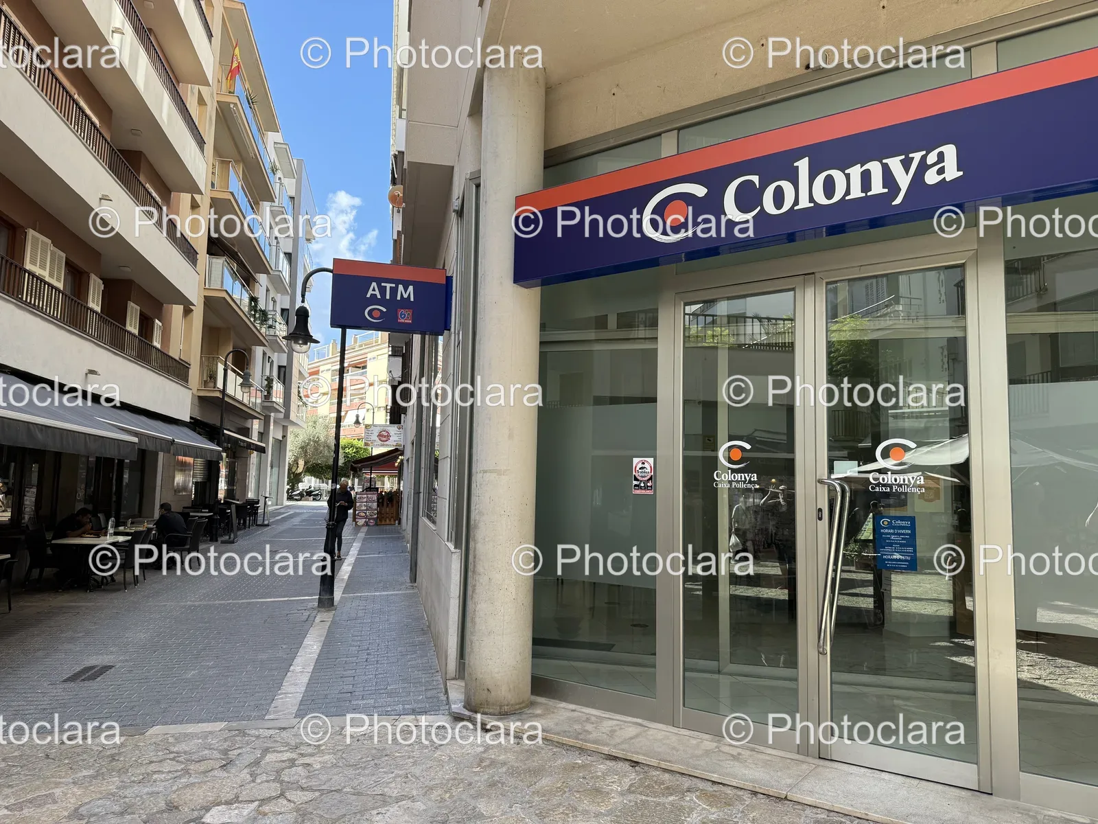 Modern Commercial Building with Glass Doors