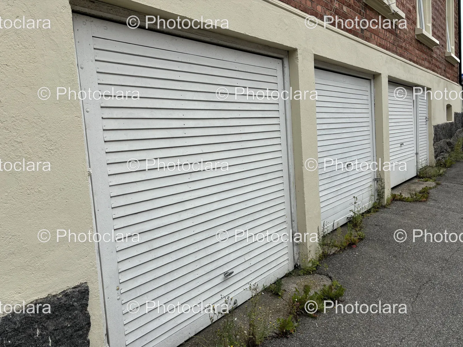 A Row of Garage Doors