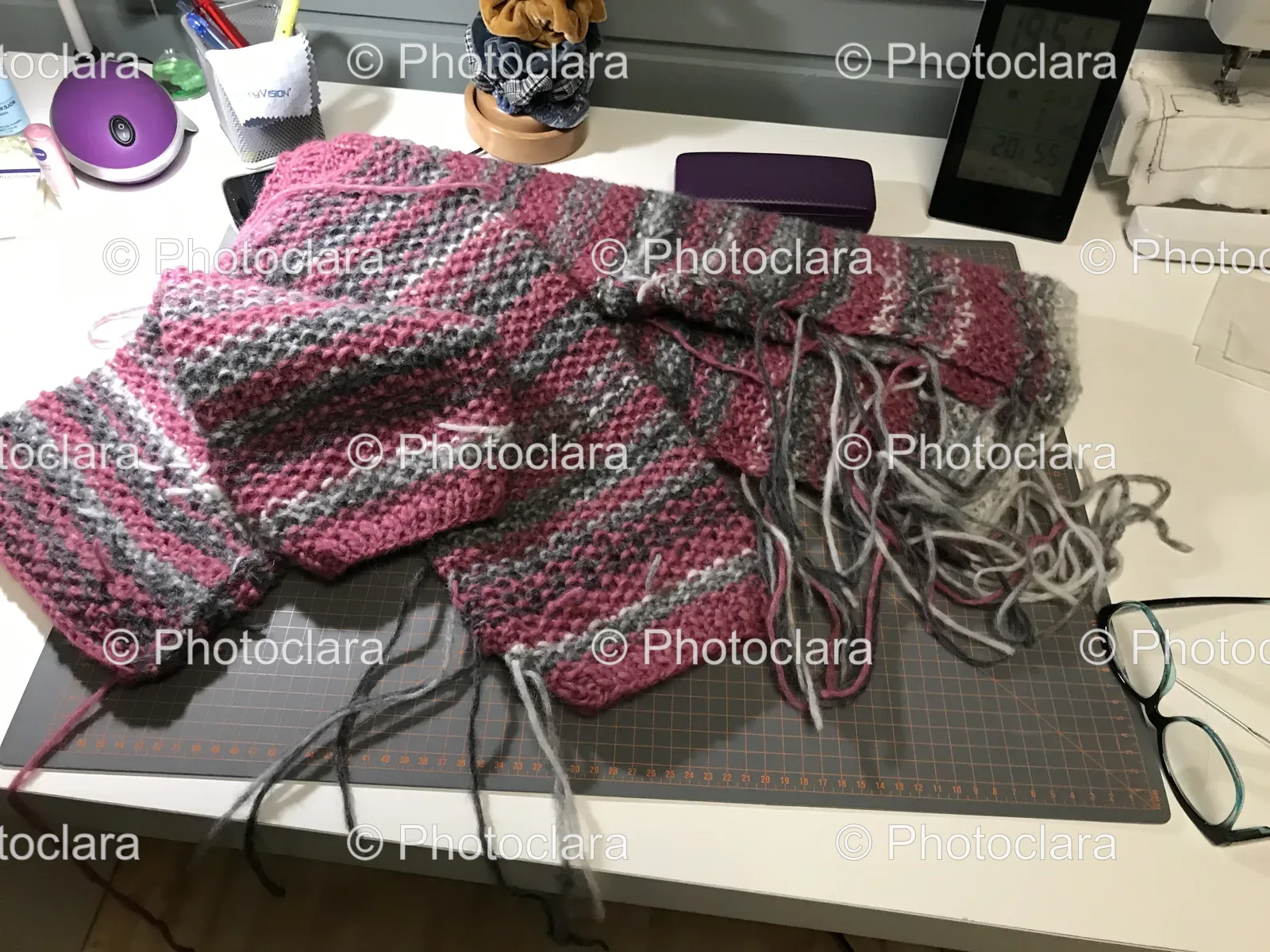 Pink-and-Grey-Striped-Scarf-on-Cutting-Mat.jpg