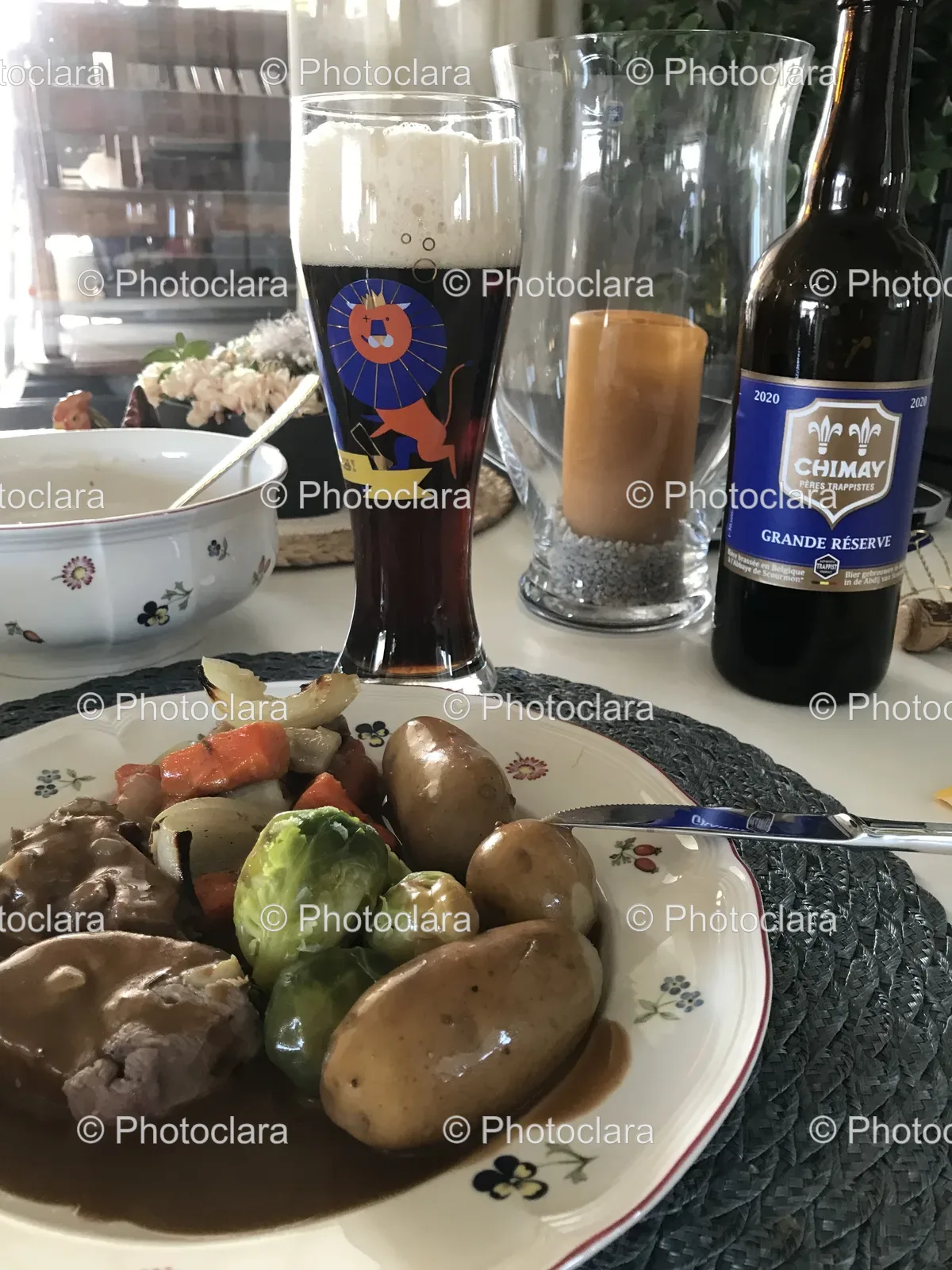 Plate-of-Gourmet-Food-and-Chimay-Beer.jpg