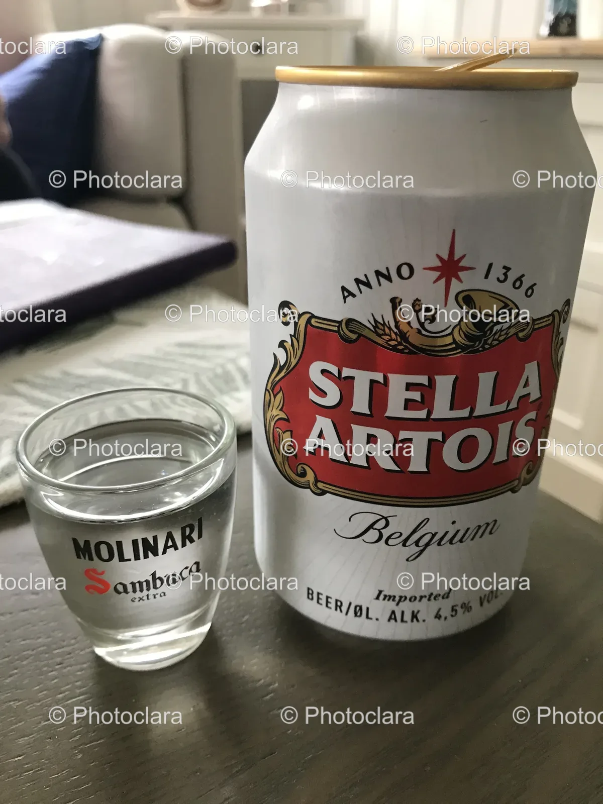 Stella-Artois-and-Molinari-Sambuca-on-Table.jpg
