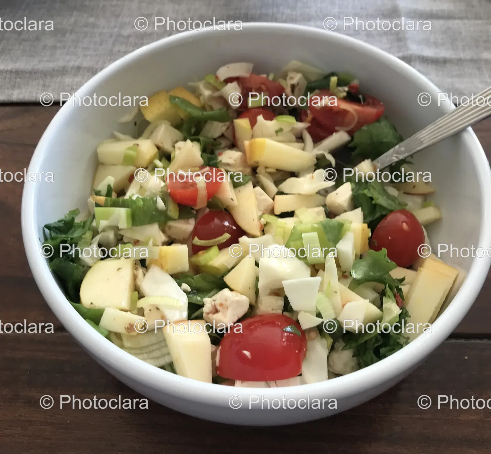Crisp Garden Salad in a Bowl