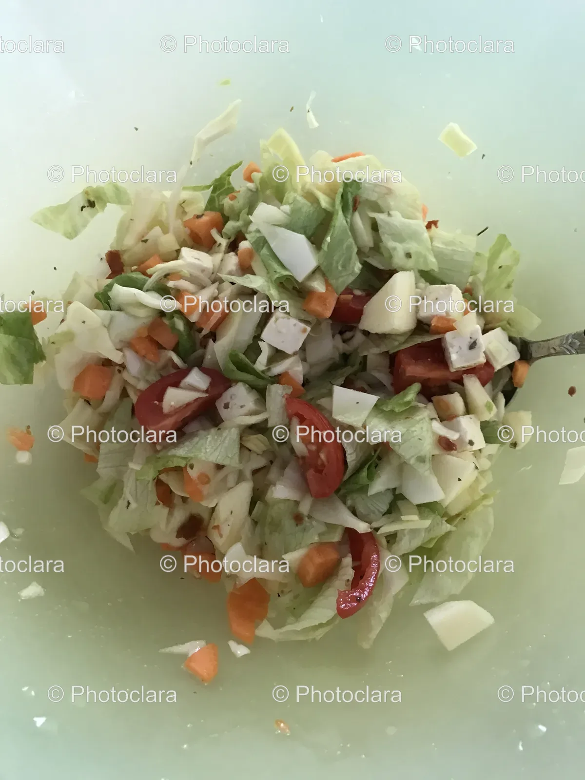 Fresh Garden Salad in a Bowl