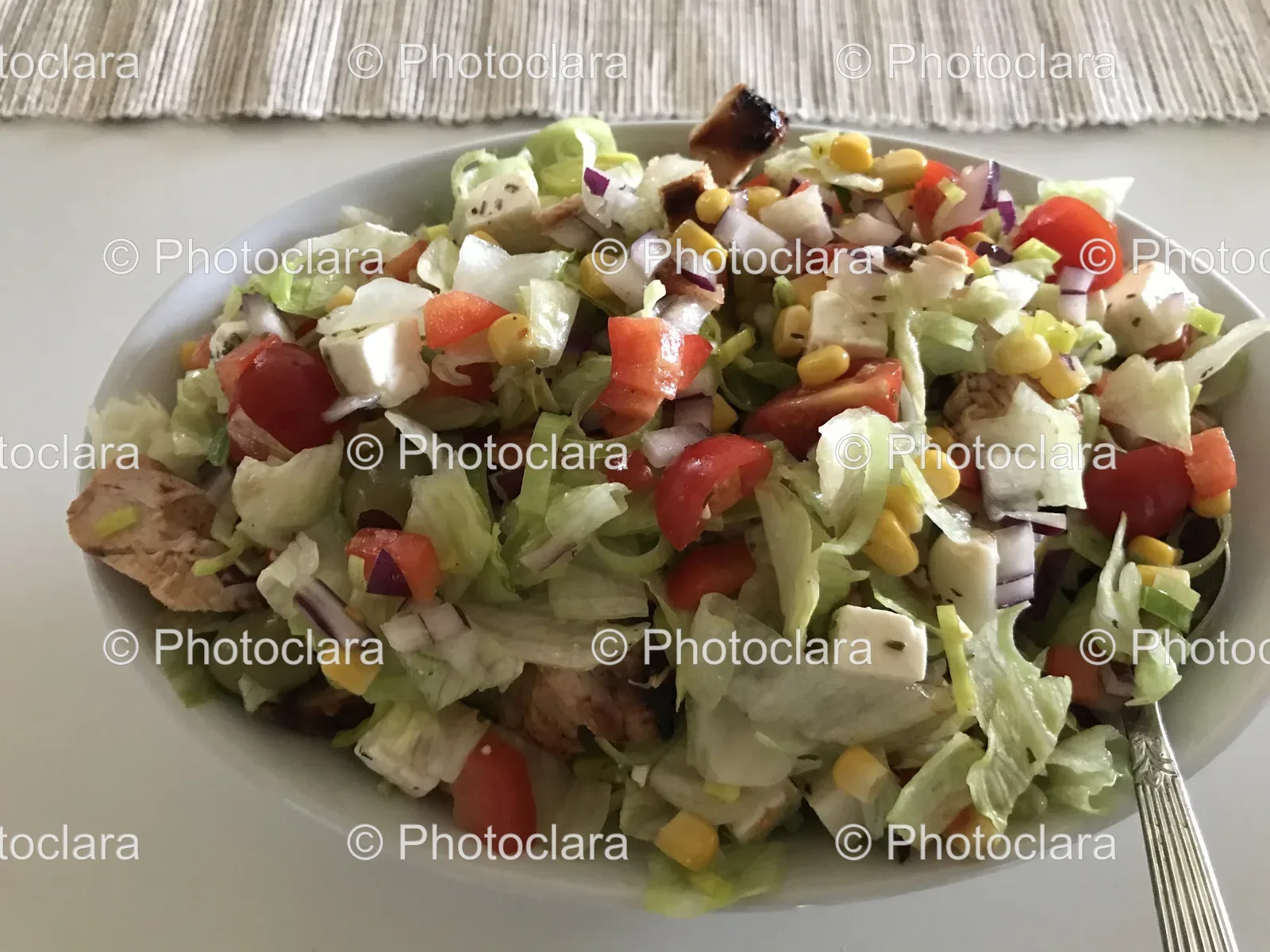 Fresh Garden Salad in Bowl
