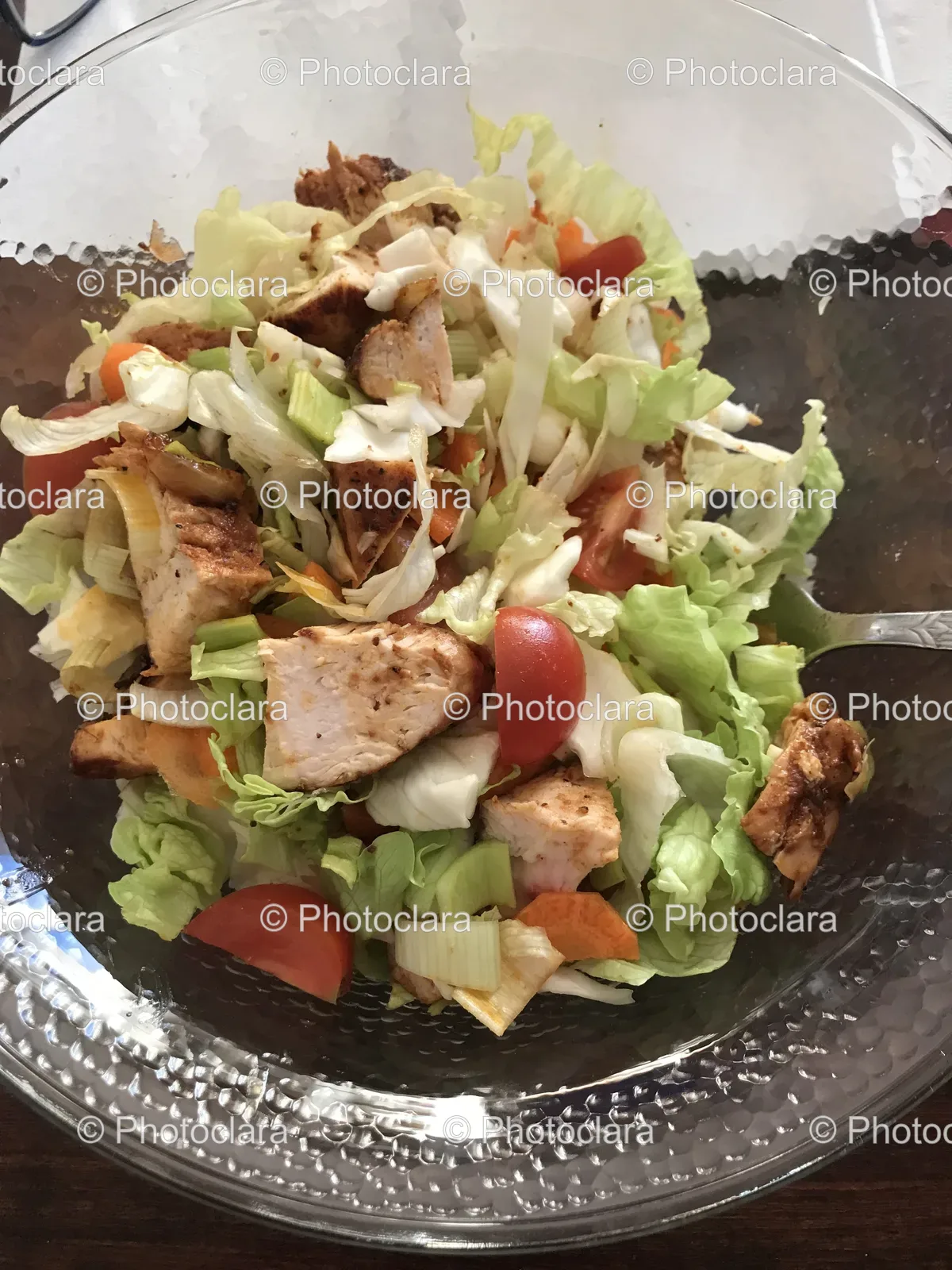 Fresh Garden Salad with Leafy Greens