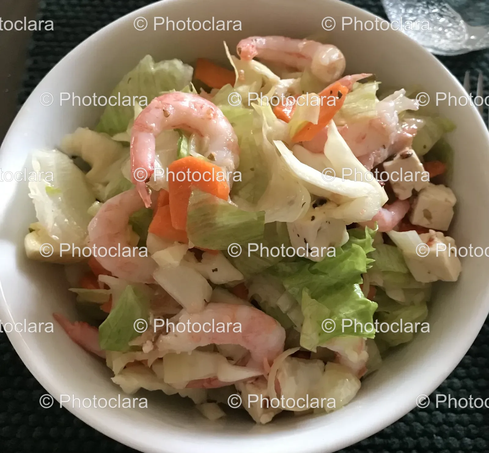 Shrimp and Vegetable Salad Bowl