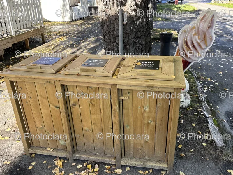 Wooden Outdoor Bins