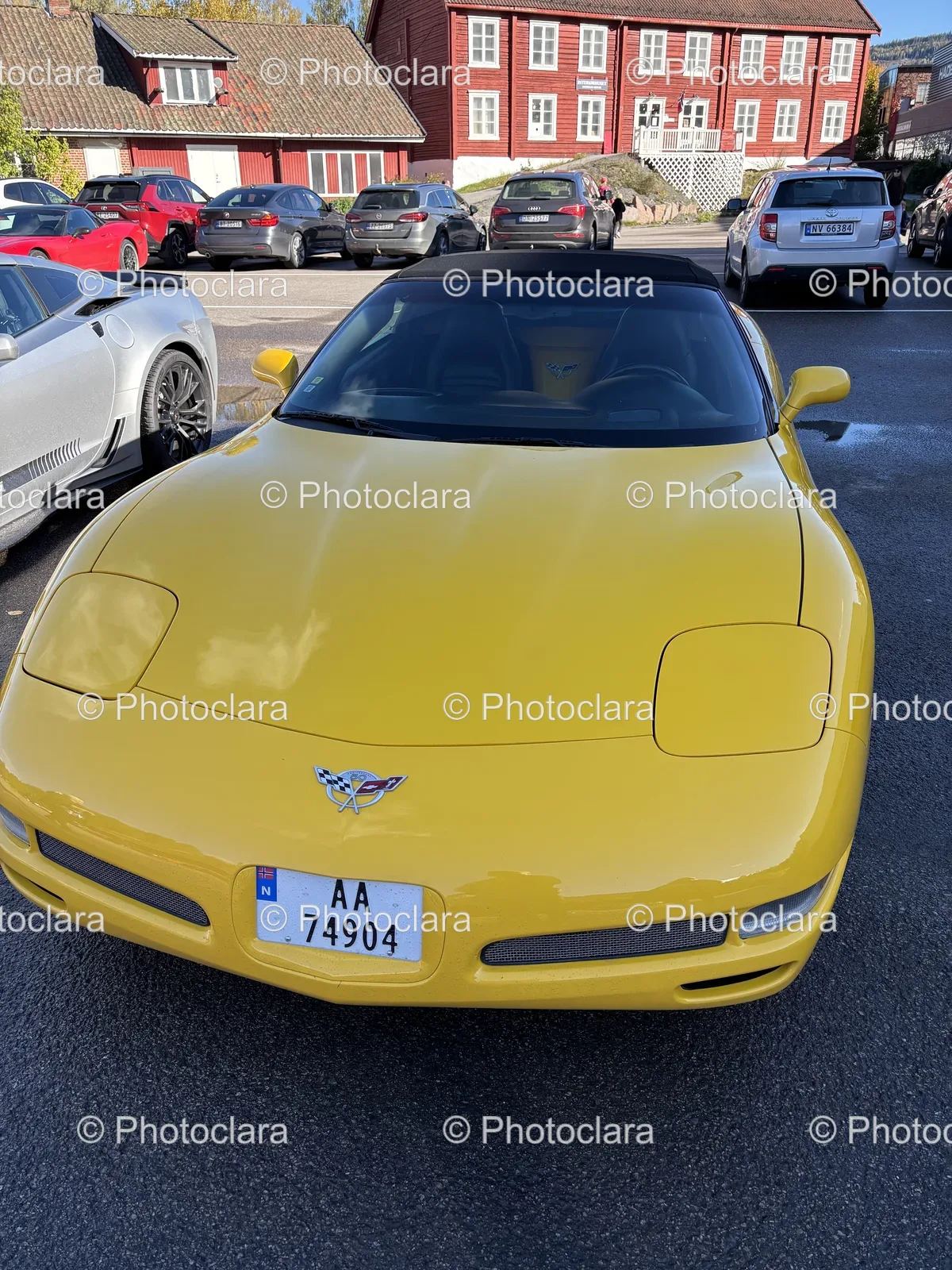 Yellow-Sports-Car-in-Parking-Lot.jpg