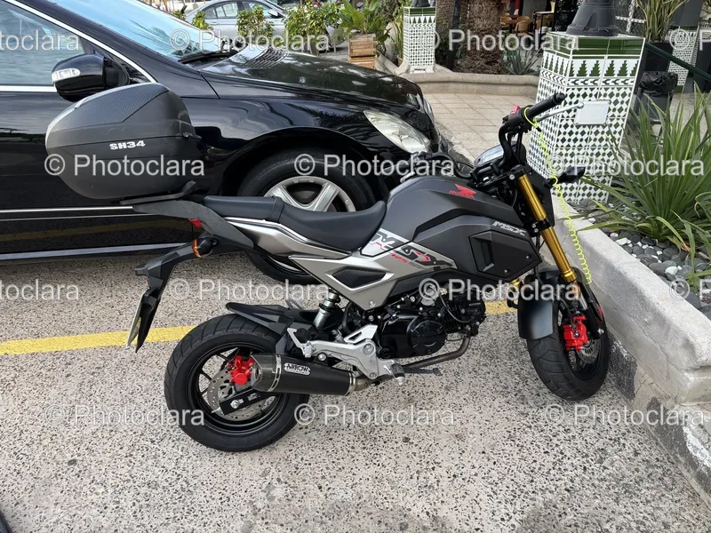 Motorcycles and Parking Lots